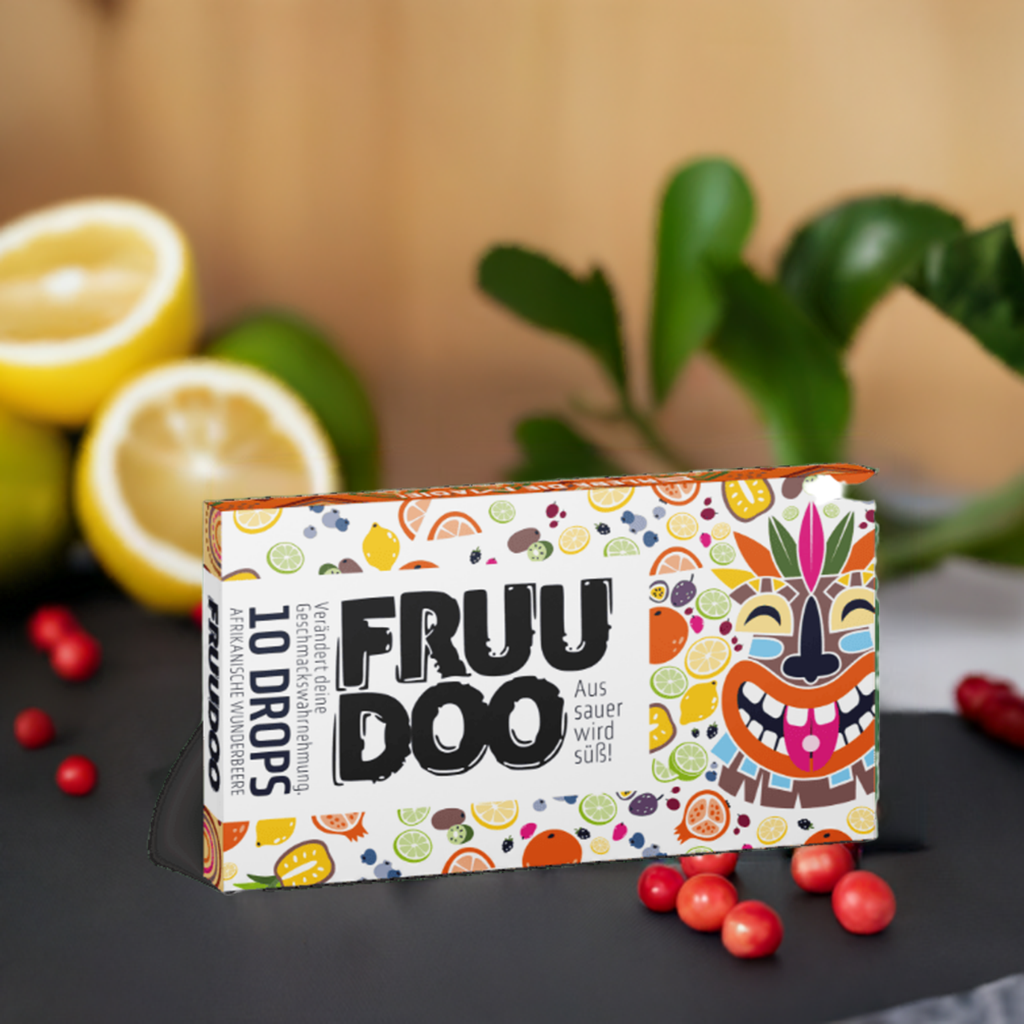 Eine Packung Fruudoo Wunderbeere - 10 magische Drops
